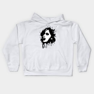 Cruel vampire attacking from the dark Kids Hoodie